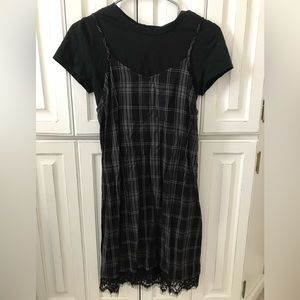 Arizona Jean Co. Plaid Slip Minidress